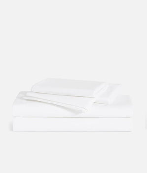 Classic Core Sheet Set - Twin / Solid White Bedding