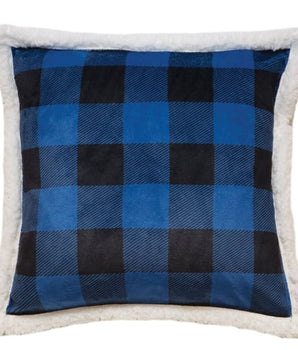 Wrangler Blue Lumberjack Pillow - Accent Pillow