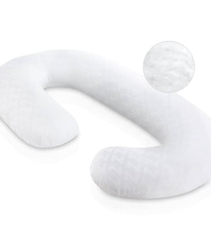 Full Body Cooling Tencel Cuddle Pregnancy Pillow - Linen Mart Cozy Down Comforters, Quilts, Sheets,Pillows & Weighted Blankets