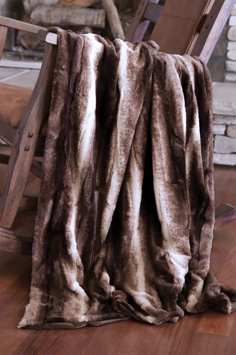 Chinchilla Fur Throw - Throw Blanket