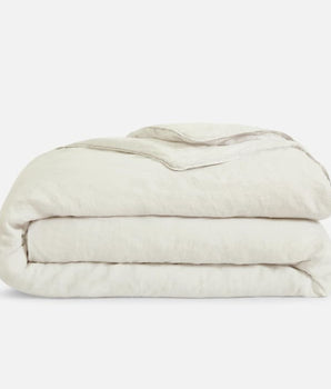 Linen Duvet Cover - Twin/Twin XL / Cream Bedding