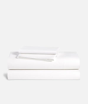 Luxe Core Sheet Set - Twin / Solid White Bedding