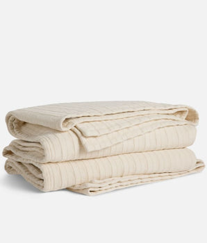 Organic Cotton Quilt - Full/Queen / Vanilla Blanket