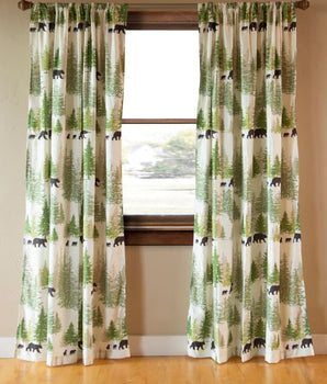 Pine Wilderness Curtain Panels - Curtains Drapes & Valances