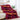 Southwest Sherpa Line Throw Blanket - Burgundy - Sherpa