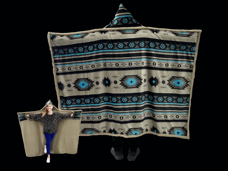 Southwestern Hooded Blanket - Apparel