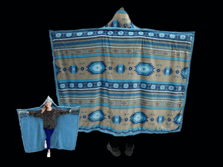 Southwestern Hooded Blanket - Apparel