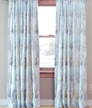 Summer Coastal Curtain Panels - Curtains Drapes & Valances