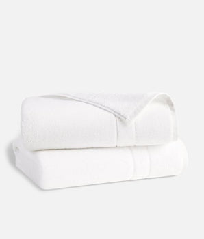 Super - Plush Bath Towels - White