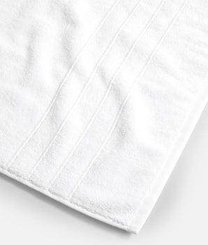 The Wrap Terry Hand Towel - White Bath Towels & Washcloths