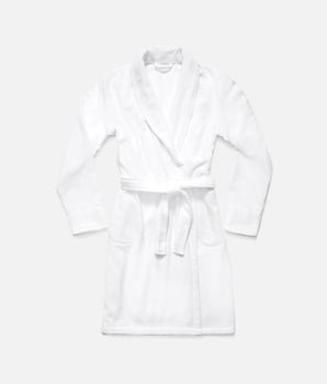 The Wrap Terry Robe - L / White Bath Towels & Washcloths
