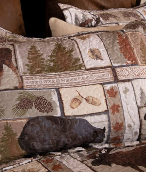 Vintage Lodge Quilt Set - Quilts Bedspreads & Coverlets