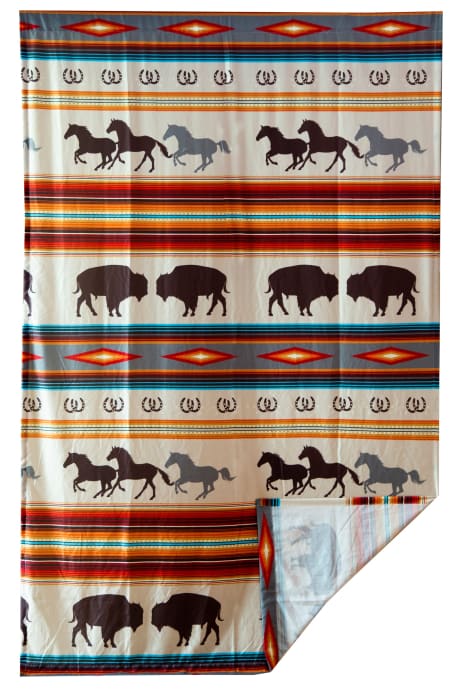Western Stripe Curtain Panels - Curtains Drapes & Valances
