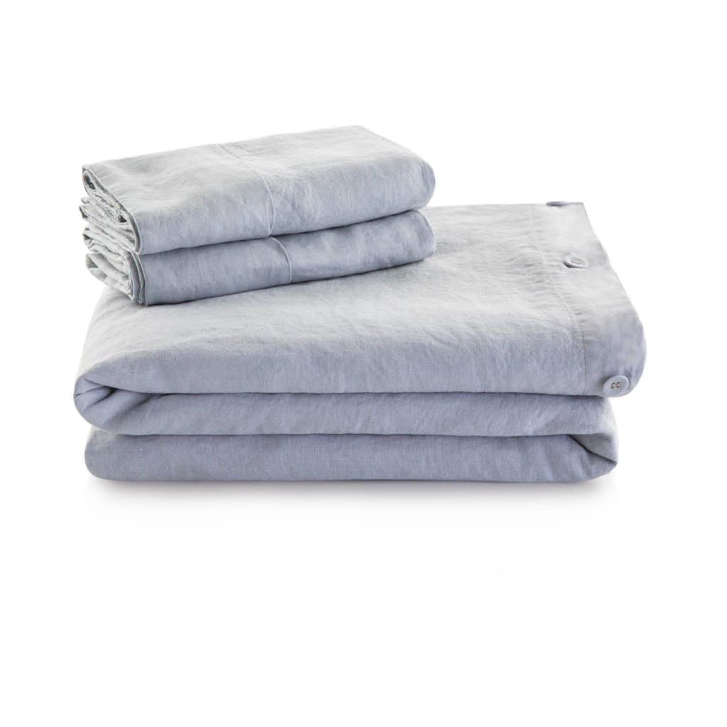 French Linen Duvet Set - Linen Mart Cozy Down Comforters, Quilts, Sheets,Pillows & Weighted Blankets