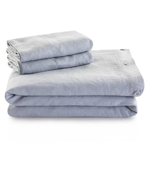 French Linen Duvet Set - Linen Mart Cozy Down Comforters, Quilts, Sheets,Pillows & Weighted Blankets