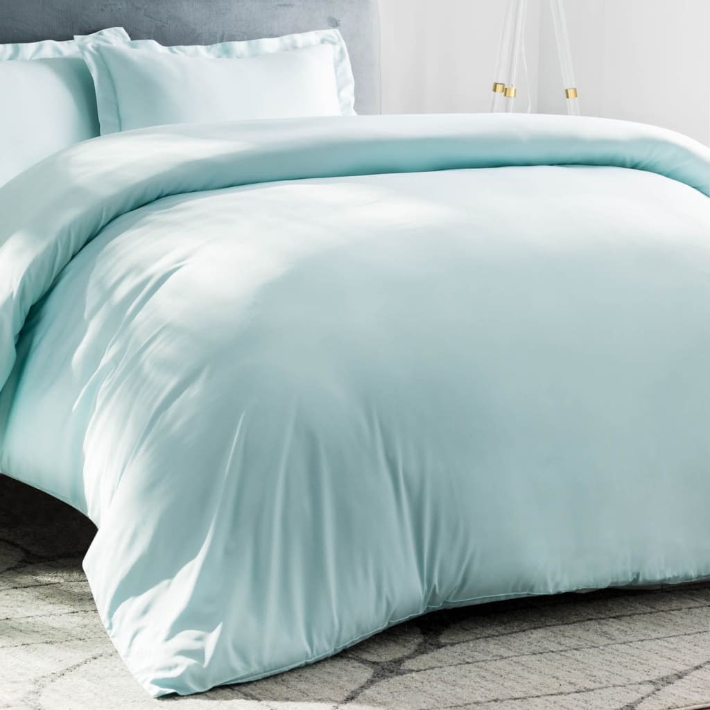 Rayon from Bamboo Duvet Cover Set - Linen Mart Cozy Down Comforters, Quilts, Sheets,Pillows & Weighted Blankets
