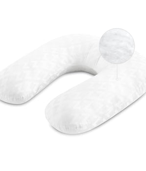 U-Shape Tencel Body Comfort Pregnancy Pillow - Linen Mart Cozy Down Comforters, Quilts, Sheets,Pillows & Weighted Blankets